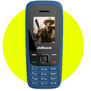JioBharat V4 4G Phone with JioTV, JioHotstar, UPI, JioSoundPay,JioSaavn, Long La (Copy)