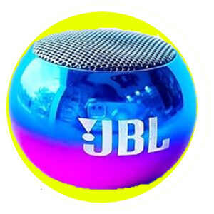 Modern Dynamic Mini Speker Mini Boost Portable 3D Mini Speaker Metal Round Mini Speakers Bluetooth Wireless for Home Office & Travel | Compatible for All Devices